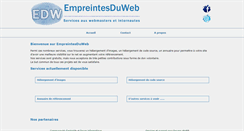 Desktop Screenshot of empreintesduweb.com